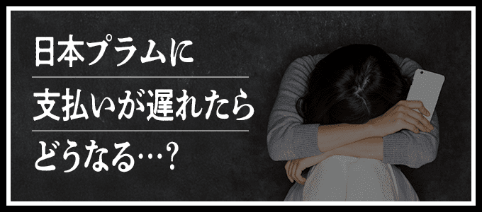 日本プラムに支払いが遅れたり滞納を続けると